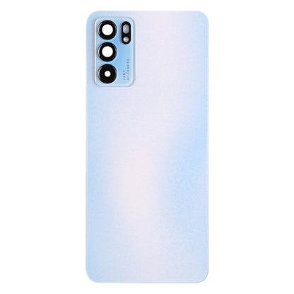 For OPPO Reno6 5G PEQM00, CPH2251 Original Battery Back Cover (Blue) - Back Cover by PMC Jewellery | Online Shopping South Africa | PMC Jewellery