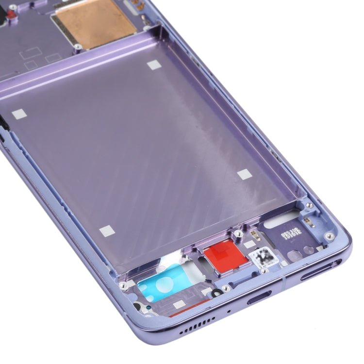 Original Front Housing LCD Frame Bezel Plate for Xiaomi Mi 11 Pro M2102K1AC (Purple) - Frame Bezel Plate by PMC Jewellery | Online Shopping South Africa | PMC Jewellery