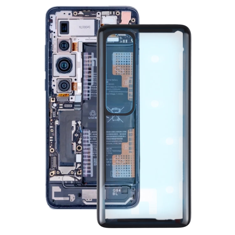 Original Battery Back Cover for Xiaomi Mi 10 Ultra M2007J1SC(Transparent) - Back Cover by PMC Jewellery | Online Shopping South Africa | PMC Jewellery