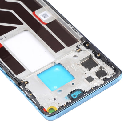 For OPPO Realme X7 Pro Ultra Original Front Housing LCD Frame Bezel Plate (Blue) - Frame Bezel Plate by PMC Jewellery | Online Shopping South Africa | PMC Jewellery