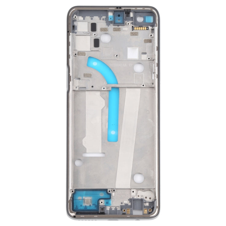 Original Front Housing LCD Frame Bezel Plate for Motorola Moto G100 XT2125 XT2125-4 (Silver) - Frame Bezel Plate by PMC Jewellery | Online Shopping South Africa | PMC Jewellery