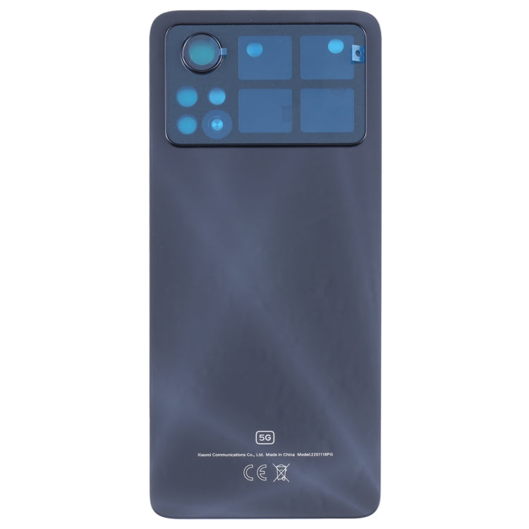 Original Battery Back Cover for Xiaomi Poco X4 Pro 5G (Black) - Back Cover by PMC TechLife | Online Shopping South Africa | PMC TechLife