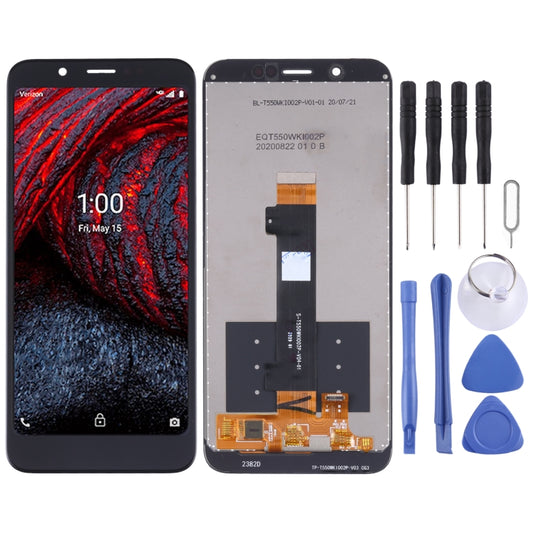 LCD Screen and Digitizer Full Assembly For Nokia 2 V Tella/C2 Tava/C2 Tennen(Black) - LCD Screen by PMC Jewellery | Online Shopping South Africa | PMC Jewellery