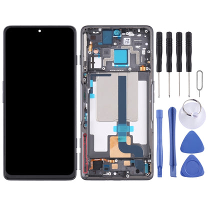 Original LCD Screen and Digitizer Full Assembly with Frame for Xiaomi Redmi K50 Gaming/Poco F4 GT(Black) - LCD Screen by PMC Jewellery | Online Shopping South Africa | PMC Jewellery