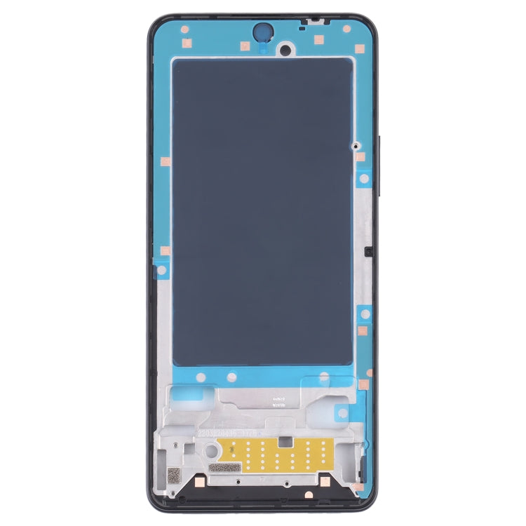 Front Housing LCD Frame Bezel Plate for Xiaomi Redmi K40S / Poco F4(Black) - Frame Bezel Plate by PMC Jewellery | Online Shopping South Africa | PMC Jewellery