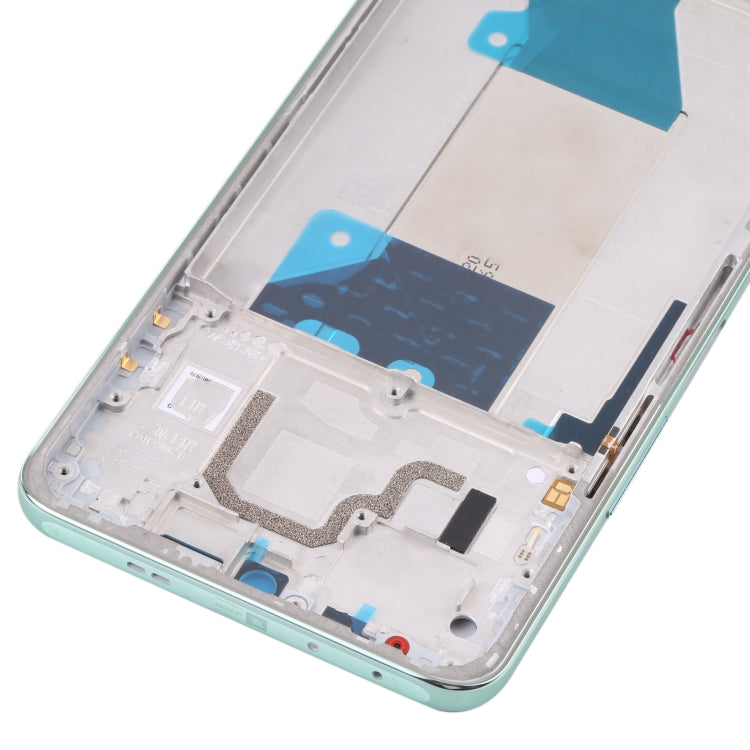 Front Housing LCD Frame Bezel Plate for Xiaomi Redmi K50 / Redmi K50 Pro(Green) - Frame Bezel Plate by PMC Jewellery | Online Shopping South Africa | PMC Jewellery