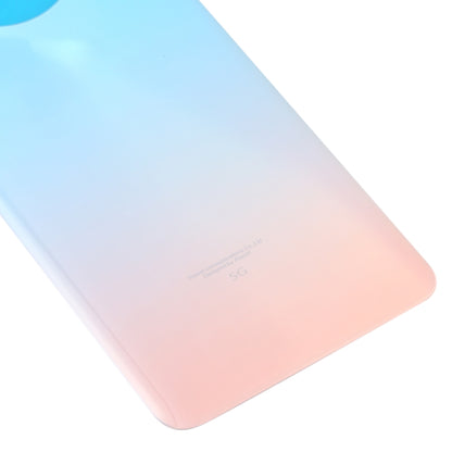 Glass Battery Back Cover for Xiaomi Redmi Note 9 Pro 5G/Mi 10T Lite 5G(Lake Blue) - Back Cover by PMC Jewellery | Online Shopping South Africa | PMC Jewellery