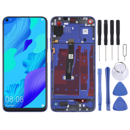 Original LCD Screen For Honor 20 / Huawei Nova 5T Digitizer Full Assembly with Frame(Blue) - LCD Screen by PMC Jewellery | Online Shopping South Africa | PMC Jewellery