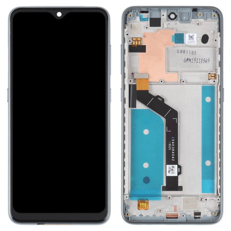 Original LCD Screen For Nokia 7.2 / 6.2 Digitizer Full Assembly with Frame(Silver) - LCD Screen by PMC Jewellery | Online Shopping South Africa | PMC Jewellery