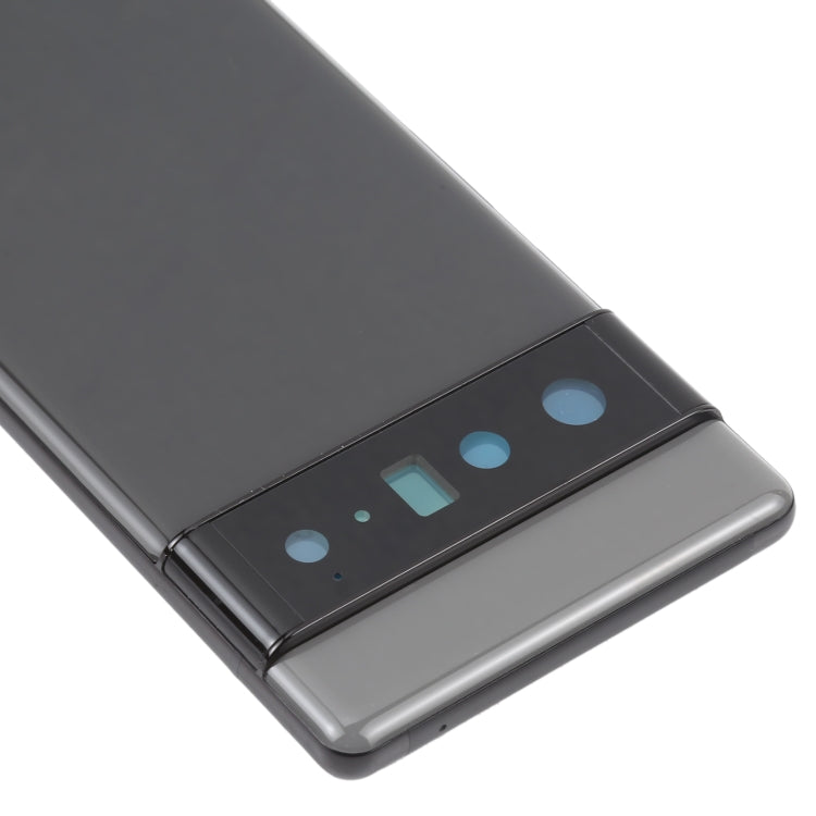 For Google Pixel 6 Pro Battery Back Cover with Middle Frame(Black) - Back Cover by PMC TechLife | Online Shopping South Africa | PMC TechLife