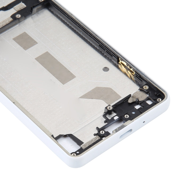 For Sony Xperia 10 IV Original Middle Frame Bezel Plate (White) - Frame Bezel Plate by PMC TechLife | Online Shopping South Africa | PMC TechLife | Buy Now Pay Later Mobicred
