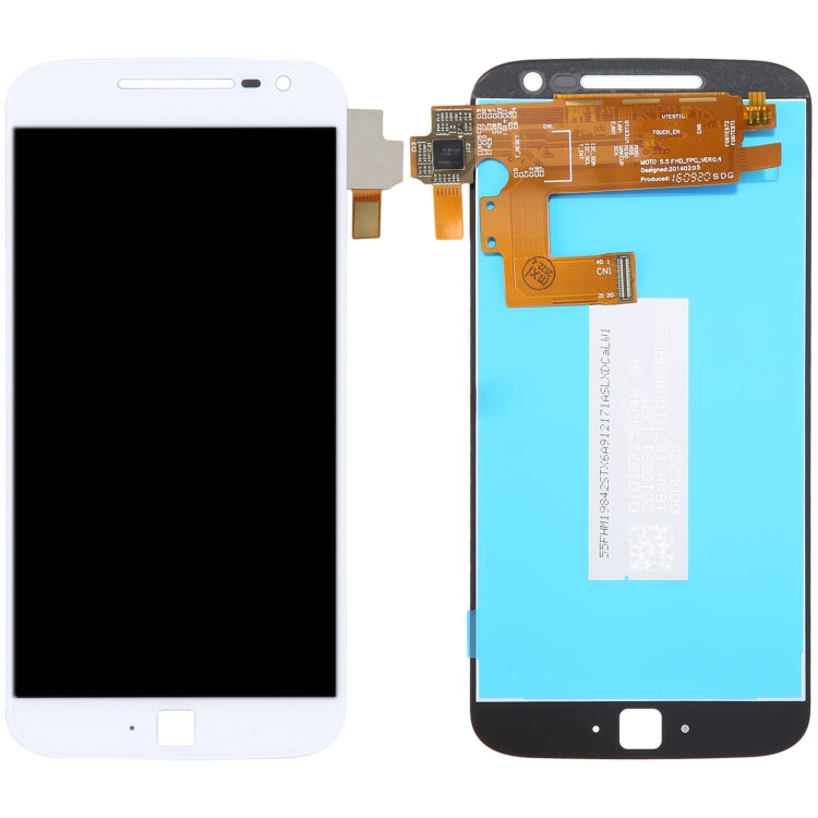 Original LCD Screen For Motorola Moto G4 Plus with Digitizer Full Assembly (White) - LCD Screen by PMC Jewellery | Online Shopping South Africa | PMC Jewellery