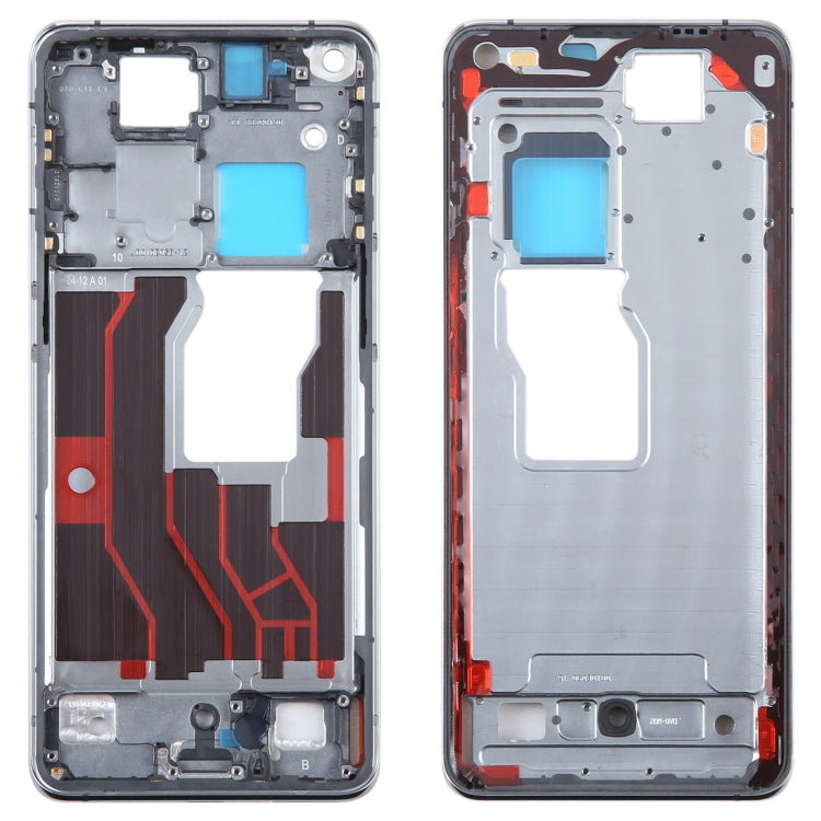 For OPPO Find X3 Original Front Housing LCD Frame Bezel Plate (Black) - Frame Bezel Plate by PMC Jewellery | Online Shopping South Africa | PMC Jewellery