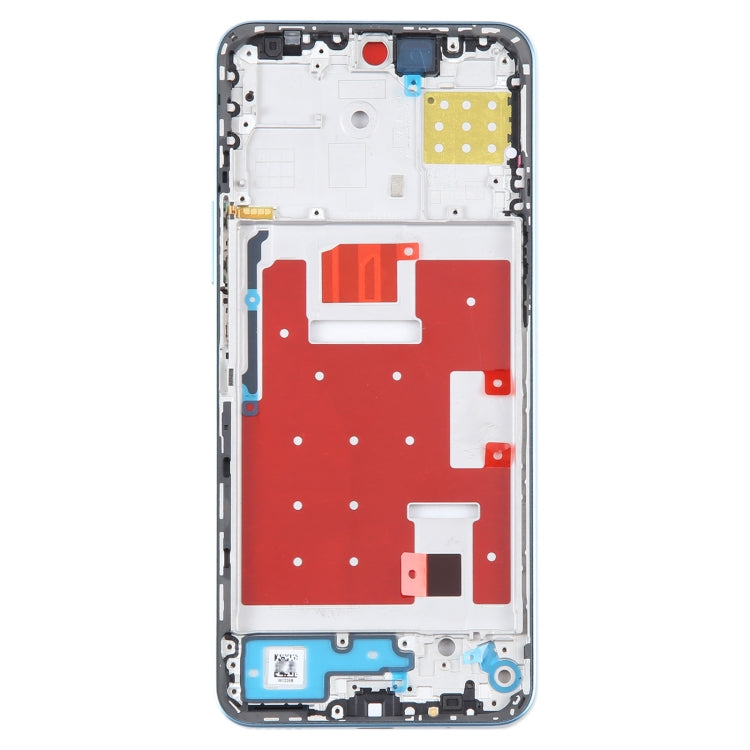 For Honor X8a Original Front Housing LCD Frame Bezel Plate(Blue) - Full Housing Cover by PMC Jewellery | Online Shopping South Africa | PMC Jewellery