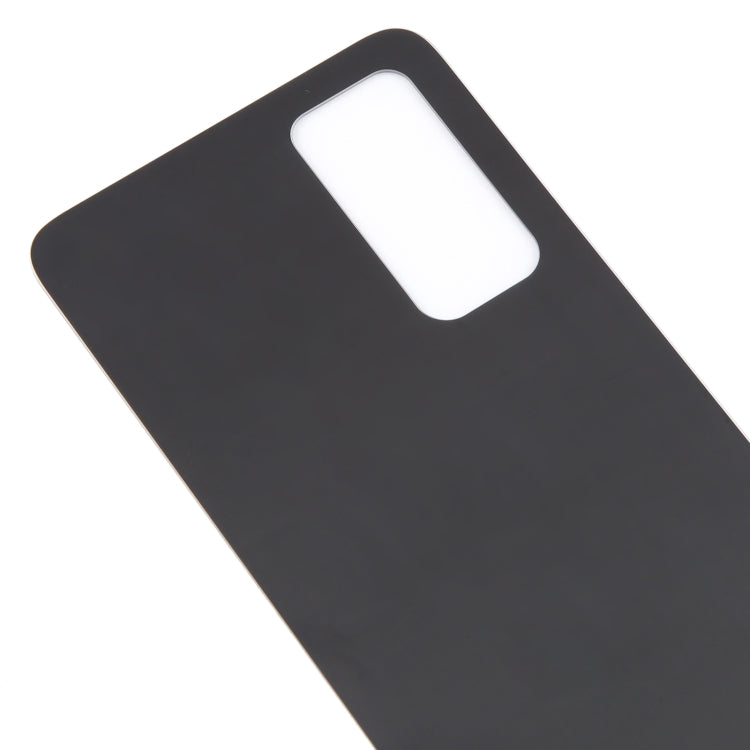 For Xiaomi 12 Lite Glass Battery Back Cover(Black) - Back Cover by PMC Jewellery | Online Shopping South Africa | PMC Jewellery