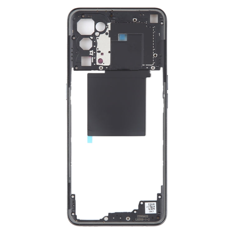 For OPPO Find X3 Lite Original Middle Frame Bezel Plate (Black) - Frame Bezel Plate by PMC Jewellery | Online Shopping South Africa | PMC Jewellery