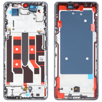 For OPPO A1 Pro Original Front Housing LCD Frame Bezel Plate (Blue) - Frame Bezel Plate by PMC Jewellery | Online Shopping South Africa | PMC Jewellery