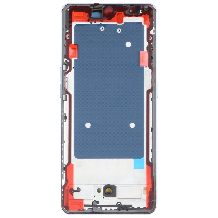 For OPPO A1 Pro Original Front Housing LCD Frame Bezel Plate (Blue) - Frame Bezel Plate by PMC Jewellery | Online Shopping South Africa | PMC Jewellery