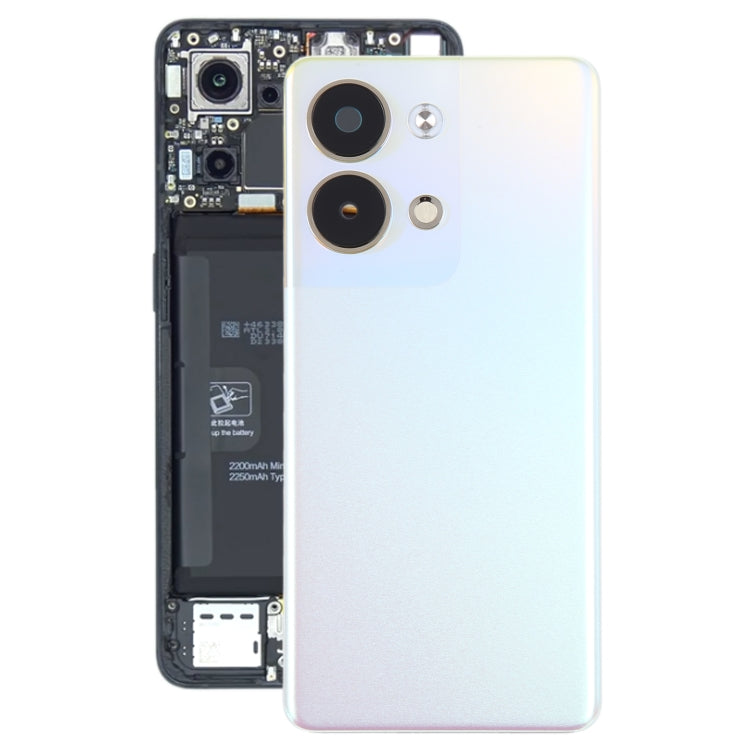 For OPPO Reno9 Original Battery Back Cover with Camera Lens Cover(Pink) - Back Cover by PMC TechLife | Online Shopping South Africa | PMC TechLife
