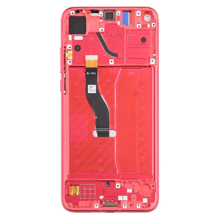 For Honor View 20 Original LCD Screen Digitizer Full Assembly with Frame (Red) - LCD Screen by PMC Jewellery | Online Shopping South Africa | PMC Jewellery