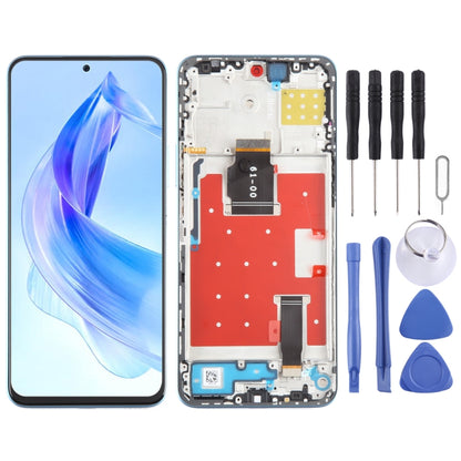 For Honor 90 Lite Original LCD Screen Digitizer Full Assembly with Frame (Blue) - LCD Screen by PMC Jewellery | Online Shopping South Africa | PMC Jewellery | Buy Now Pay Later Mobicred