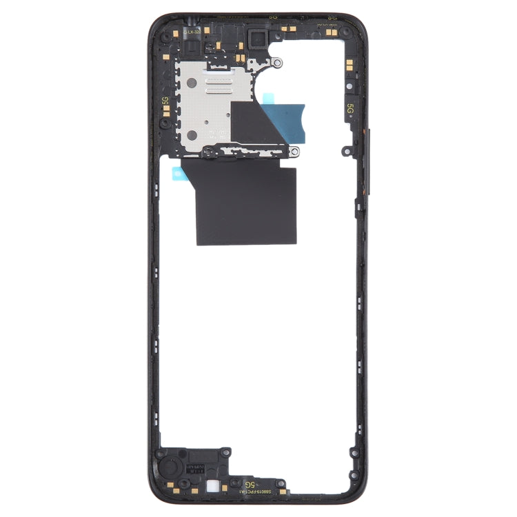 For Xiaomi Redmi 12 4G Original Front Housing LCD Frame Bezel Plate (Black) - Frame Bezel Plate by PMC Jewellery | Online Shopping South Africa | PMC Jewellery