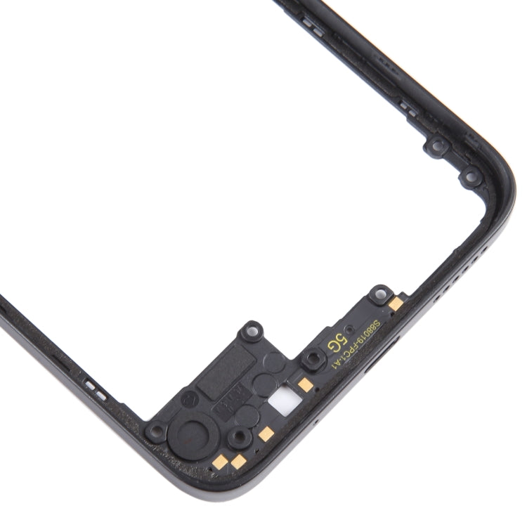 For Xiaomi Redmi 12 4G Original Front Housing LCD Frame Bezel Plate (Black) - Frame Bezel Plate by PMC Jewellery | Online Shopping South Africa | PMC Jewellery