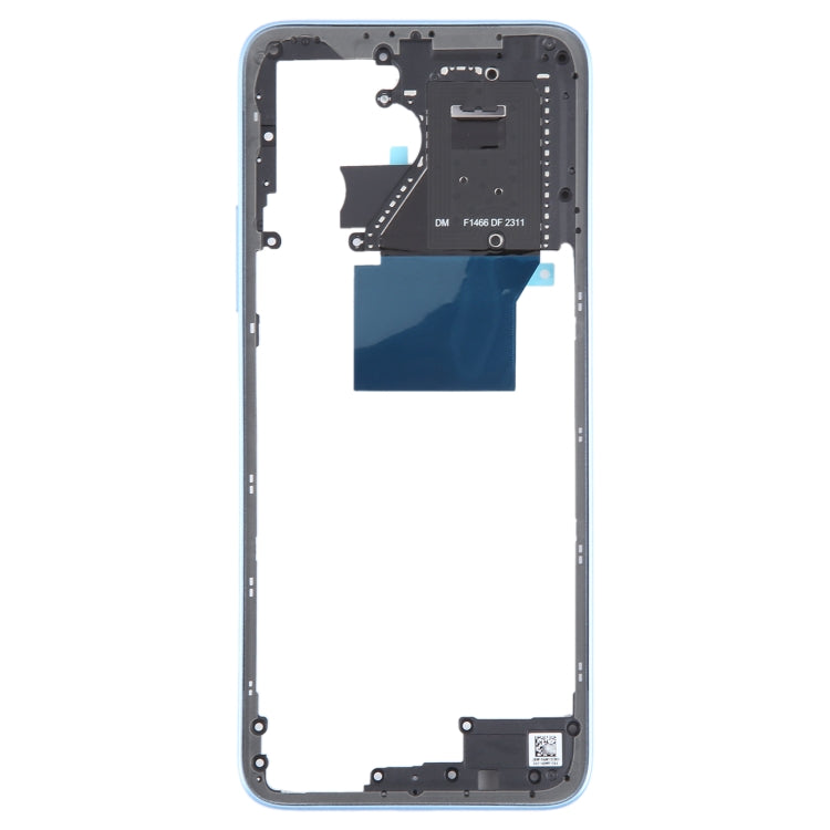 For Xiaomi Redmi 12 4G Original Front Housing LCD Frame Bezel Plate (Blue) - Frame Bezel Plate by PMC Jewellery | Online Shopping South Africa | PMC Jewellery