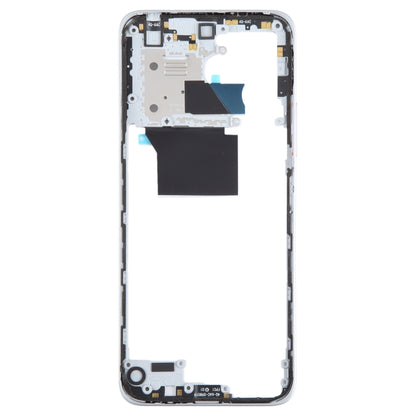 For Xiaomi Redmi 12 4G Original Front Housing LCD Frame Bezel Plate (Silver) - Frame Bezel Plate by PMC Jewellery | Online Shopping South Africa | PMC Jewellery