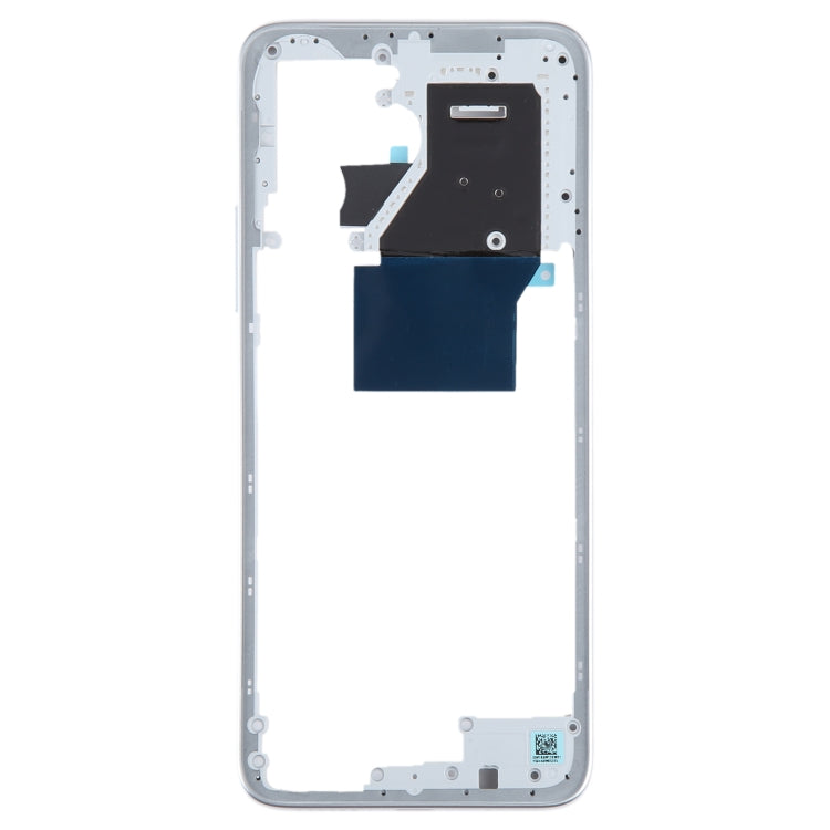 For Xiaomi Redmi 12 4G Original Front Housing LCD Frame Bezel Plate (Silver) - Frame Bezel Plate by PMC Jewellery | Online Shopping South Africa | PMC Jewellery