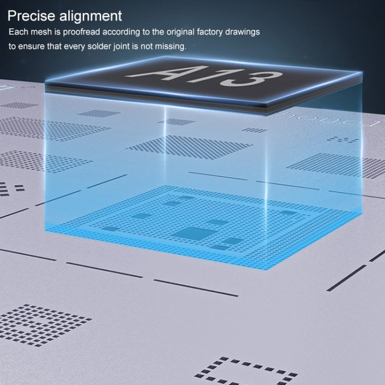 QIANLI QS06 Replacement Bumblebee Stencil For iPhone 11 / 11 Pro / Max - BGA Stencils by PMC TechLife | Online Shopping South Africa | PMC TechLife