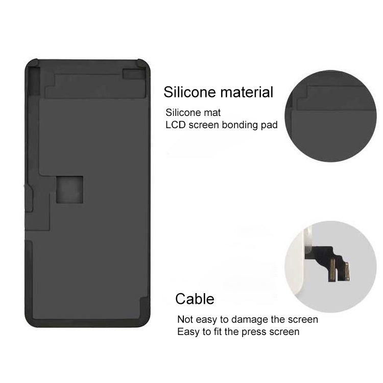 XHZC LCD Screen No Overturning Flex Cable Fit Mat Glue Removal Mould for iPhone X / XS - Mould by PMC Jewellery | Online Shopping South Africa | PMC Jewellery