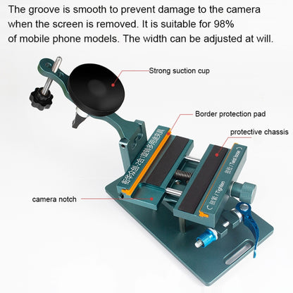 2 in 1 360 Rotating LCD Screen Rear Cover Separator - Separation Equipment by PMC Jewellery | Online Shopping South Africa | PMC Jewellery