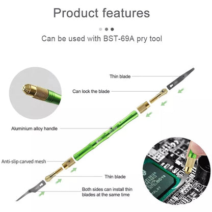 BEST BST-69A+ CPU Chip Remove Glue Tools DIY Carving Knife - Tool Kits by BEST | Online Shopping South Africa | PMC Jewellery