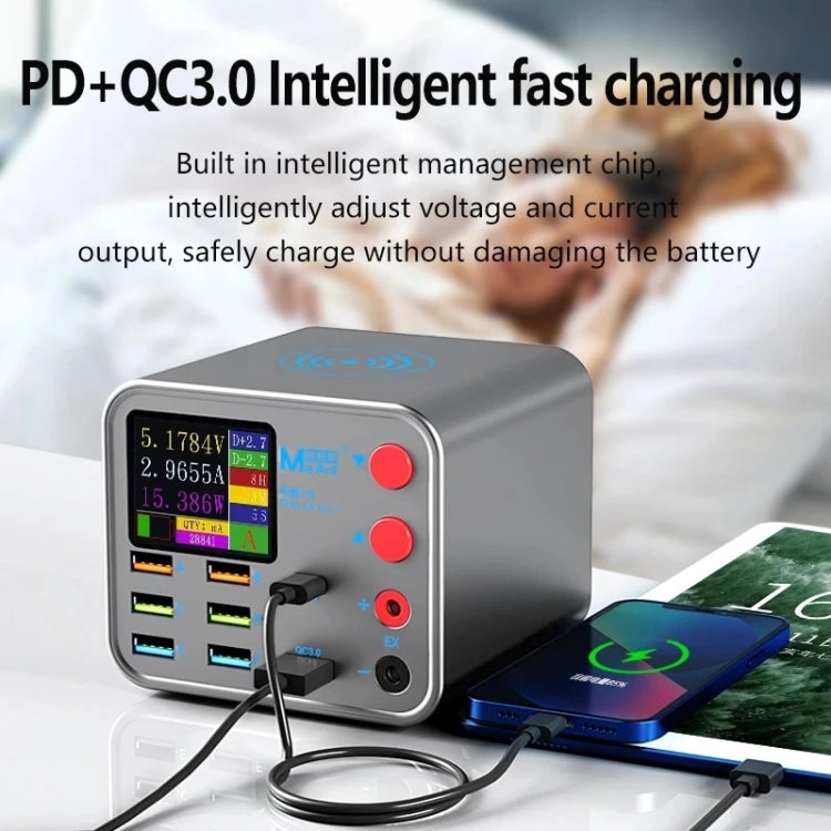 MaAnt Dianba NO.1 Multi-port Wireless USB PD Charger, EU Plug - Power Supply by PMC Jewellery | Online Shopping South Africa | PMC Jewellery