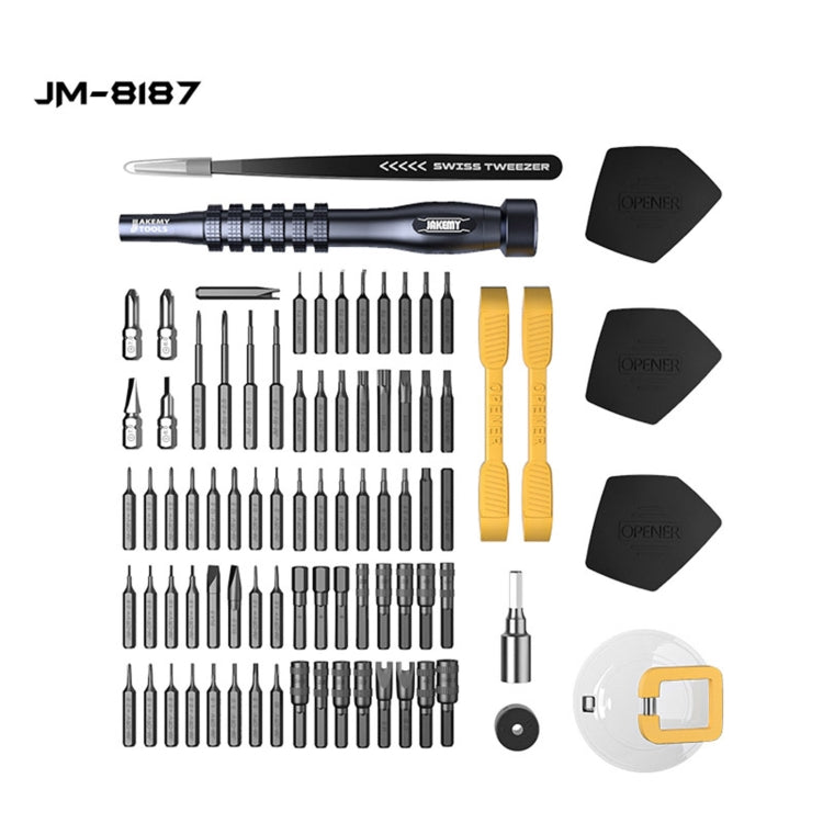 JAKEMY JM-8187 83 in 1 Magnetic Screwdriver Set - Screwdriver Set by JAKEMY | Online Shopping South Africa | PMC Jewellery | Buy Now Pay Later Mobicred