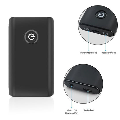 B10S Bluetooth Adapter 5.0 Bluetooth Transmitter Receiver 2 in 1 Bluetooth Adapter - Audio Receiver Transmitter by PMC Jewellery | Online Shopping South Africa | PMC Jewellery