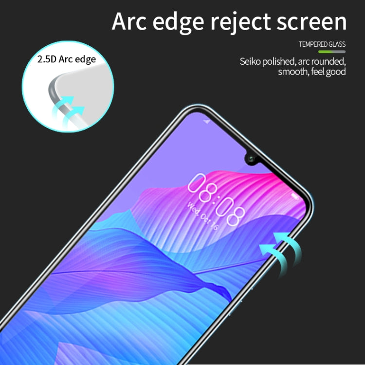 For Huawei Y8P / P smart S PINWUYO 9H 2.5D Full Screen Tempered Glass Film(Black) - Huawei Tempered Glass by PINWUYO | Online Shopping South Africa | PMC Jewellery | Buy Now Pay Later Mobicred