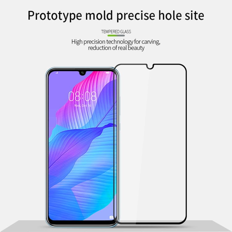 For Huawei Y8P / P smart S PINWUYO 9H 2.5D Full Screen Tempered Glass Film(Black) - Huawei Tempered Glass by PINWUYO | Online Shopping South Africa | PMC Jewellery | Buy Now Pay Later Mobicred