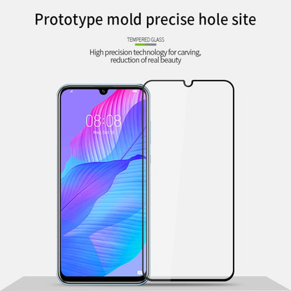 For Huawei Y8P / P smart S PINWUYO 9H 2.5D Full Screen Tempered Glass Film(Black) - Huawei Tempered Glass by PINWUYO | Online Shopping South Africa | PMC Jewellery | Buy Now Pay Later Mobicred