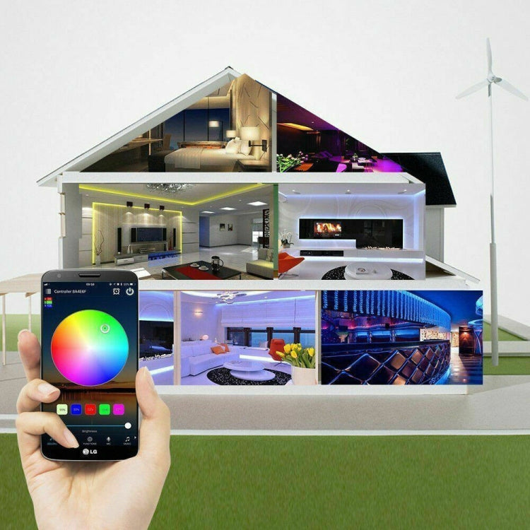 5M 5050 RGB LED Strip Light WIFI Smart Home Power Kit Set (Not waterproof) - Bare Board Light by PMC TechLife | Online Shopping South Africa | PMC TechLife