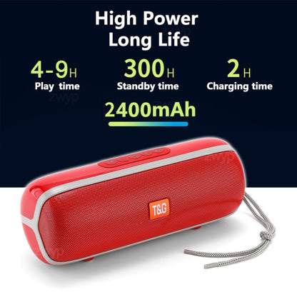 T&G TG183 TWS Mini Wireless Bluetooth Speaker, Supports AUX / USB 2.0 / FM / 32GB TF Card or Micro SD Card(Red) - Mini Speaker by T&G | Online Shopping South Africa | PMC Jewellery