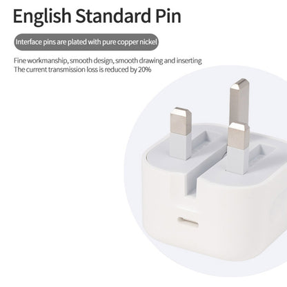 A234 20W PD 3.0 Type-C / USB-C Interface Folding Travel Charger, UK Plug - USB Charger by PMC Jewellery | Online Shopping South Africa | PMC Jewellery