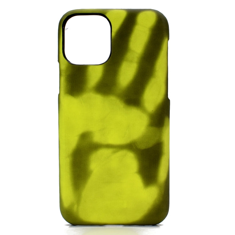 For iPhone 13 Pro Paste Skin + PC Thermal Sensor Discoloration Case (Black Green) - free shipping - PMC TechLife - Order now!