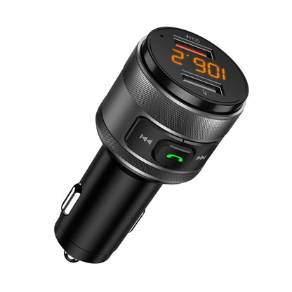 C57 QC3.0 Wireless FM Transmitter Fast Car Charger Bluetooth 5.0 Hands-free Car Modulator USB Flash Memory MP3 Player - Bluetooth Car Kits by PMC Jewellery | Online Shopping South Africa | PMC Jewellery