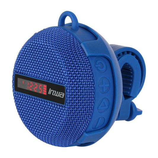 BT368 LED Digital Display Outdoor Portable IPX65 Waterproof Bluetooth Speaker(Blue) - Waterproof Speaker by PMC Jewellery | Online Shopping South Africa | PMC Jewellery