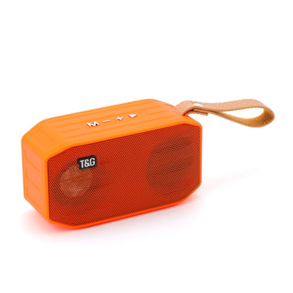 T&G TG296 Portable Wireless Bluetooth 5.0 Speaker Support TF Card / FM / 3.5mm AUX / U-Disk / Hands-free(Orange) - Mini Speaker by T&G | Online Shopping South Africa | PMC Jewellery