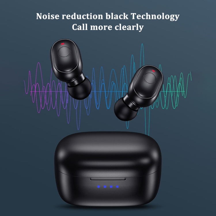 T&G TG911 Bluetooth V5.1 Sport Waterproof Mini Touch-Control Noise Cancelling Earphones(Black) - Bluetooth Earphone by T&G | Online Shopping South Africa | PMC Jewellery