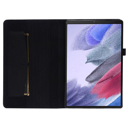 For Samsung Galaxy Tab A8 10.5 2021 Horizontal Flip Fabric PU Leather Tablet Case with Card Slots & Holder(Black) - Other Galaxy Tab PC by PMC Jewellery | Online Shopping South Africa | PMC Jewellery