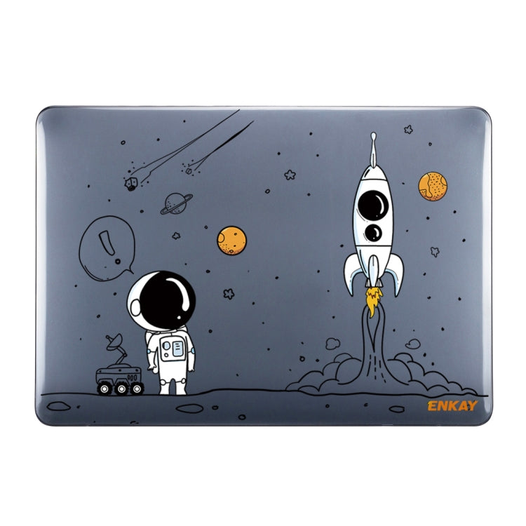 For MacBook Air 13.3 inch A2179 / A2337 ENKAY Spaceman Pattern Laotop Protective Crystal Case(Spaceman No.1) - MacBook Air Cases by ENKAY | Online Shopping South Africa | PMC TechLife | Buy Now Pay Later Mobicred